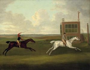 SARTORIUS John Nost,The Duke of Bedford's Grey Diomed beating H.R.H, T,1790,Christie's 2007-05-18