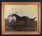 SARTORIUS John Nost 1755-1828,three horses,Wilkinson's Auctioneers GB 2019-04-28