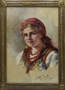 SASKI Sylweriusz 1864-1954,Dziewczyna z Bronowic,1928,Rempex PL 2023-02-22