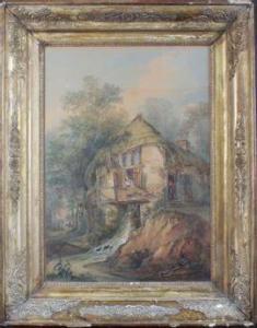 SASSE Richard 1774-1849,Le moulin à eau,Osenat FR 2021-04-11