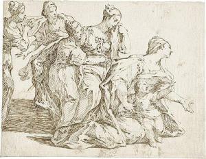 SASSI Giovanni Battista 1679-1762,Die Frauen des Darius vor Alexander,Galerie Bassenge DE 2016-11-25
