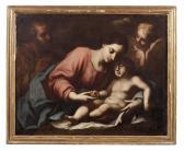 SASSI Giovanni Battista 1679-1762,Sacra Famiglia con cherubino,Finarte IT 2009-09-29