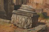 SASSI Pietro 1834-1905,Classical Ruins in Rome,1905,Skinner US 2011-10-14