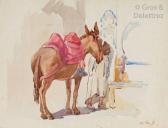 SATRIANO De Conda 1800-1800,Cavalier et son cheval à la fontaine Nejjarine,Gros-Delettrez 2018-11-28