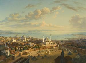 SATTLER Hubert 1817-1904,CONSTANTINOPLE FROM THE FIRE TOWER OF BEYAZIT,Sotheby's GB 2015-04-21