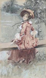 SAUBER Robert 1868-1936,A Fair Young Maiden,Denhams GB 2022-05-04