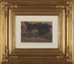 SAUDE Antonio 1875-1958,Landscape with trees,Veritas Leiloes PT 2024-03-13