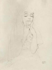 SAUER Walter 1889-1927,Femme pensive,1918,Cornette de Saint Cyr FR 2017-11-19