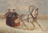 SAUERWEID Nicolas A 1836-1866,Nicholas I in a Horse drawn Brichka,Sotheby's GB 2003-01-29