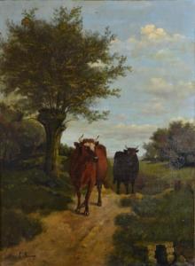 SAUNAGE L 1800-1800,Vaches au chemin,Rossini FR 2012-03-09