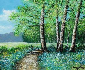 Saunders Andy,BLUEBELLS BY THE WOODS,Ross's Auctioneers and values IE 2024-04-17