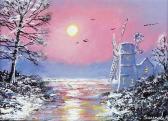 Saunders Andy,Winter Sunset,Gormleys Art Auctions GB 2020-06-02