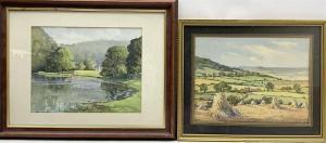 SAUNDERS Charles L. 1855-1915,North Yorkshire Moor Landscape and Near Hackne,David Duggleby Limited 2022-02-19