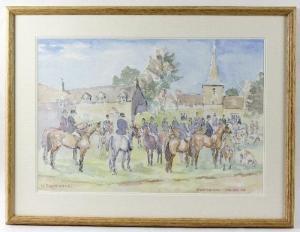 SAUNDERS W 1860-1880,The Meet at Rodmarton,Simon Chorley Art & Antiques GB 2017-09-19