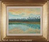 SAUSSY Hattie 1890-1978,Twilight in the Swamp,Neal Auction Company US 2020-11-20