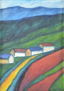 Savaète Franz 1929-2013,Landscape at Montafon,1997,Nagel DE 2021-06-09