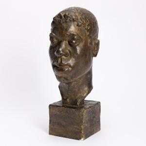 SAVAGE Augusta Christine 1900-1962,Head of a Young Black Man,1931,Swann Galleries US 2024-04-04