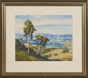SAVAGE Cedric 1901-1969,Morning, A Landscape,Webb's NZ 2023-01-24