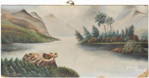 SAVAGE Charles Roscoe 1832-1909,Landscape,Pook & Pook US 2016-03-09