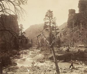 SAVAGE Charles Roscoe,Utah, Price River, Castle Gate, D & R,1880,Swann Galleries 2023-04-27