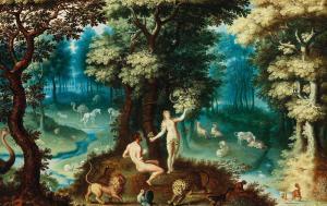 SAVERY II JACOB 1592-1651,Adam and Eve in Paradise,Palais Dorotheum AT 2021-11-10
