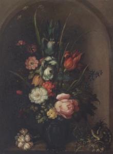 SAVERY Roelant 1576-1639,Irises,Sotheby's GB 2003-12-10