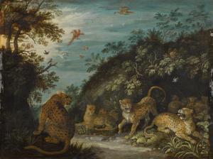 SAVERY Roelant 1576-1639,Leopards in a landscape,Sotheby's GB 2023-07-06