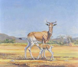 SAVILLE RONALD,Study of Antelope,Burstow and Hewett GB 2010-07-21
