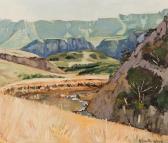 SAVILLE WOOD M,LANDSCAPE WITH TABLE MOUNTAIN,McTear's GB 2013-10-10