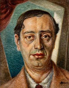 SAVINIO Alberto 1891-1952,Ritratto del pittore Funi,1931,Art - Rite IT 2023-12-19
