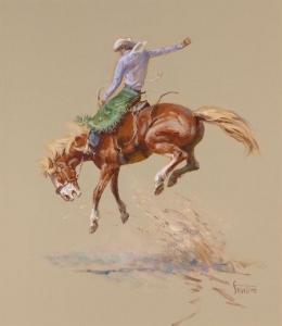 SAVITT SAM 1917-2000,Sorrel Saddle Horse,1975,Heritage US 2012-11-10