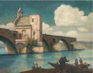 SAVORY Eva,Le Pont St. Benezet, Avignon,1925,Christie's GB 2004-07-15