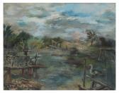 SAWYER Helen Alton 1900-1999,The Mysterious Bayou,Burchard US 2021-03-21
