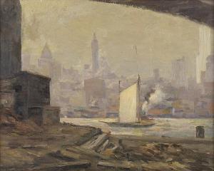 SAWYER Wells M 1863-1961,Under the Bridge,Shapiro Auctions US 2014-10-25