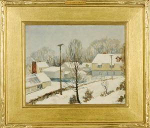 SAWYER Wells M 1863-1961,Winter at Snug Rock,1936,Christie's GB 2010-08-31