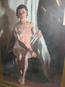 sayer henry,Nude Study,Hartleys Auctioneers and Valuers GB 2008-12-03