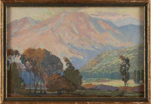 SAYRE Fred Grayson 1879-1938,Afternoon Glory La Crescenta Cal,Eldred's US 2023-06-02