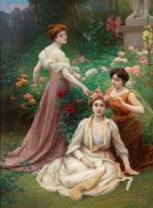 SCALBERT Jules 1851-1928,In the Garden of Roses,Palais Dorotheum AT 2022-11-08