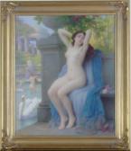 SCALBERT Jules 1851-1928,Nude by a fountain,Christie's GB 2007-12-13