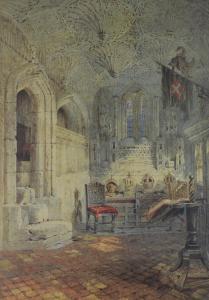 SCANDRETT Thomas 1797-1870,The Altar of the Chantry adjoining the North Side ,Keys GB 2016-09-06