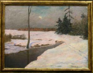 SCANTLEBURY F.M 1800-1900,WINTER STREAM,William Doyle US 2003-11-05