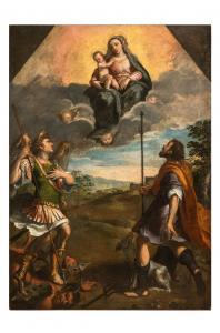 SCARSELLA SCARSELLINO Ippolito 1551-1620,Madonna col Bambino e i santi Michele Arcang,1615,Gonnelli 2023-05-23