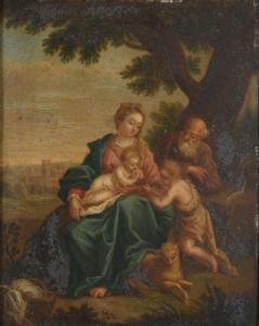 SCARSELLA SCARSELLINO Ippolito,The Holy Family with St John the Baptist,Dreweatts 2015-12-16