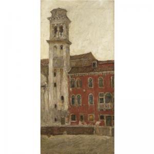 SCATTOLA Ferruccio 1873-1950,campiello con campanile,Sotheby's GB 2006-12-04