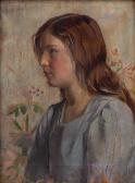 SCATTOLA Ferruccio 1873-1950,RAGAZZA DI PROFILO,Trend Auction IT 2023-05-25