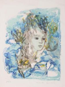 SCELLIER Madeleine 1928,Reve Bleu,1970,Ro Gallery US 2019-01-31