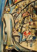 SCHÖNBERGER Armand 1885-1974,Le Cafe Theatre,Clars Auction Gallery US 2017-11-19