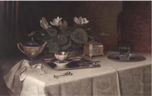 SCHÖNBRUNNER Ignaz 1835-1921,Afternoon tea,1935,Christie's GB 2006-09-13