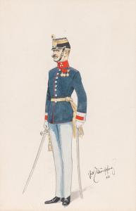 SCHÖNPFLUG Fritz,A captain of the imperial and royal infantry IR 20,1912,Palais Dorotheum 2022-09-28