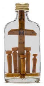 SCHüTZ Peter Hermann 1928-2000,Crucifixion in a Bottle,Strauss Co. ZA 2023-07-10